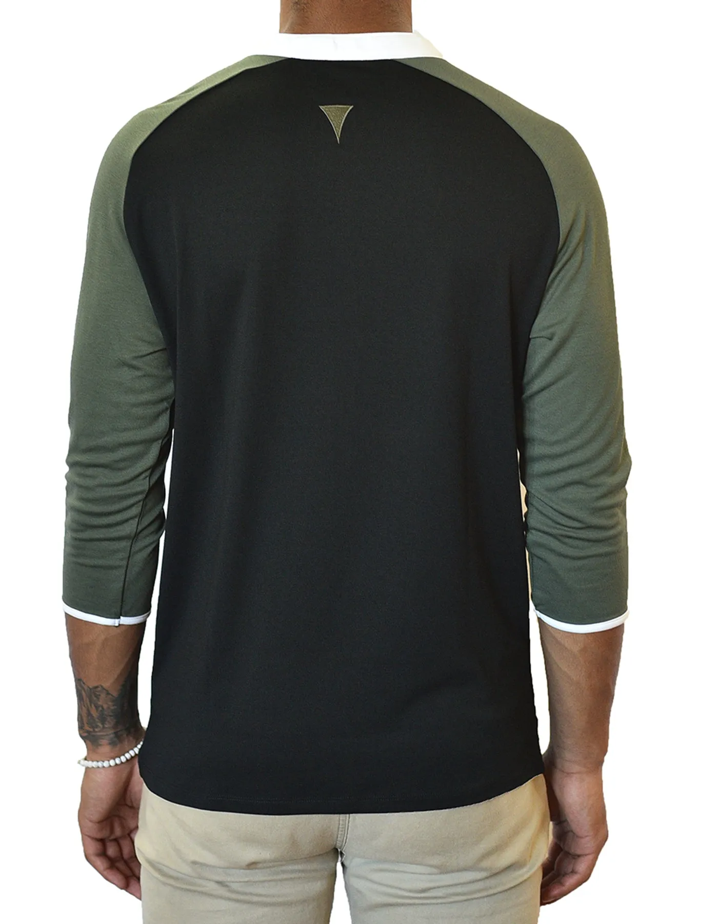 ¾ Sleeve Henley