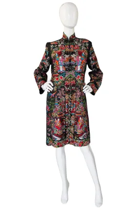 1920s Amazing Embroidered Silk Jacket Coat