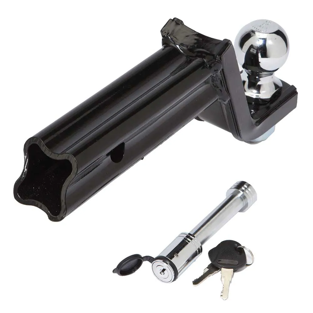 (33598.ULT) Ultra-Tow XTP Receiver Hitch Starter Kit | Class III | 4-In. Drop | 5000-Lb. Tow Weight | Locking Pin