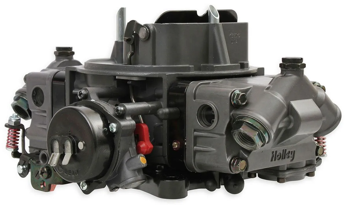 650 CFM Ultra Double Pumper 4-Barrel Carburettor - Hard Core Grey HO0-76650HB