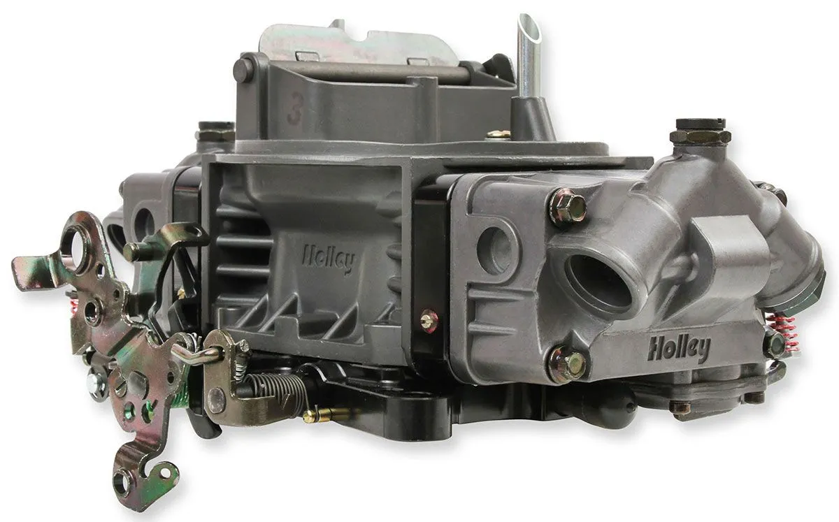 650 CFM Ultra Double Pumper 4-Barrel Carburettor - Hard Core Grey HO0-76650HB