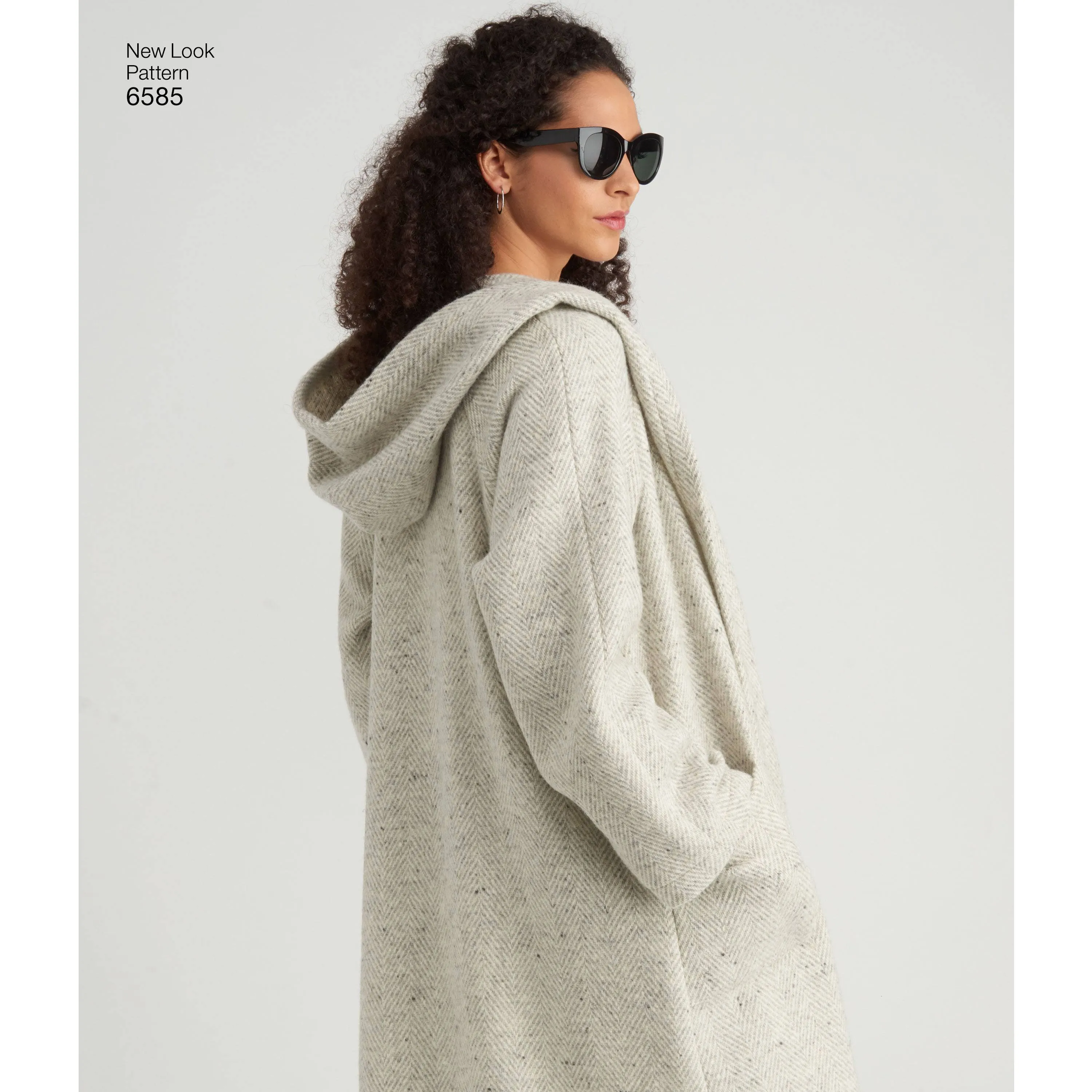 6585 New Look Pattern 6585 Misses' Coat with Hood