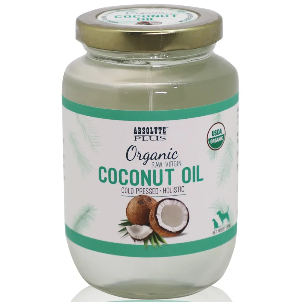 Absolute Plus Organic Raw Virgin Coconut Oil For Pets