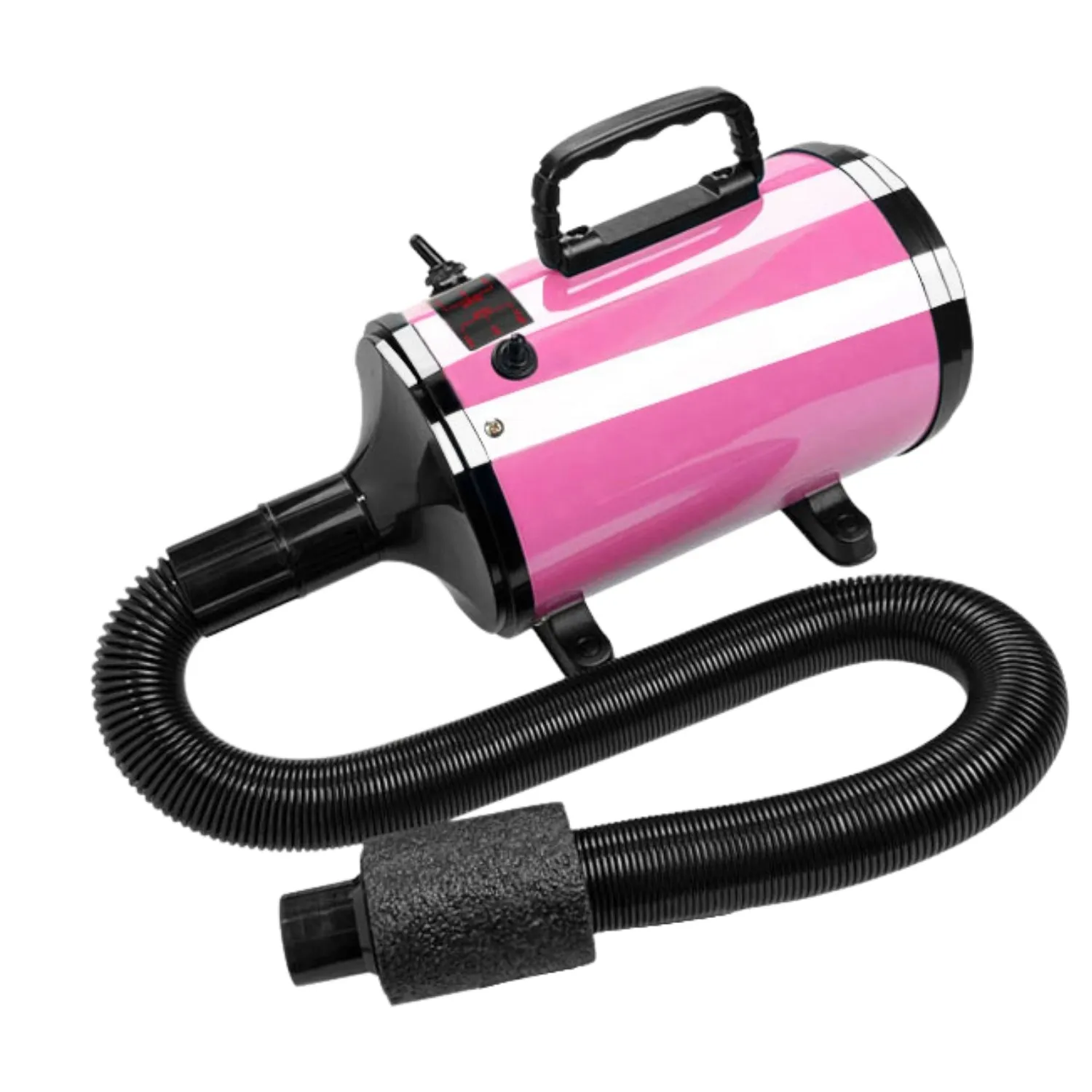 Adjustable Pet Hair Dryer, High Air Flow, Pink - FLOOFI