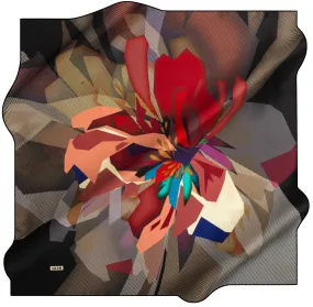 Aker Trendy Turkish Silk Scarf Hextor No. 12