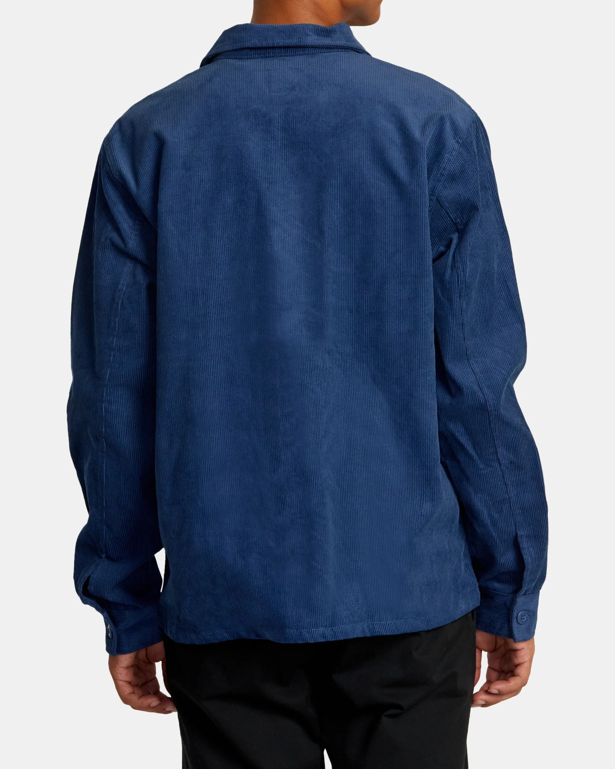 Americana Corduroy Overshirt - Dark Denim