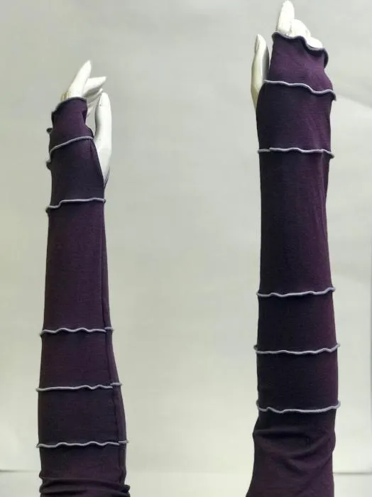 Amethyst with Lilac Arm Warmers