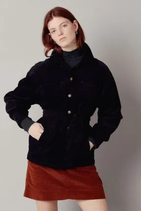 APPOLINO - Organic Cotton Needle Cord Jacket Black