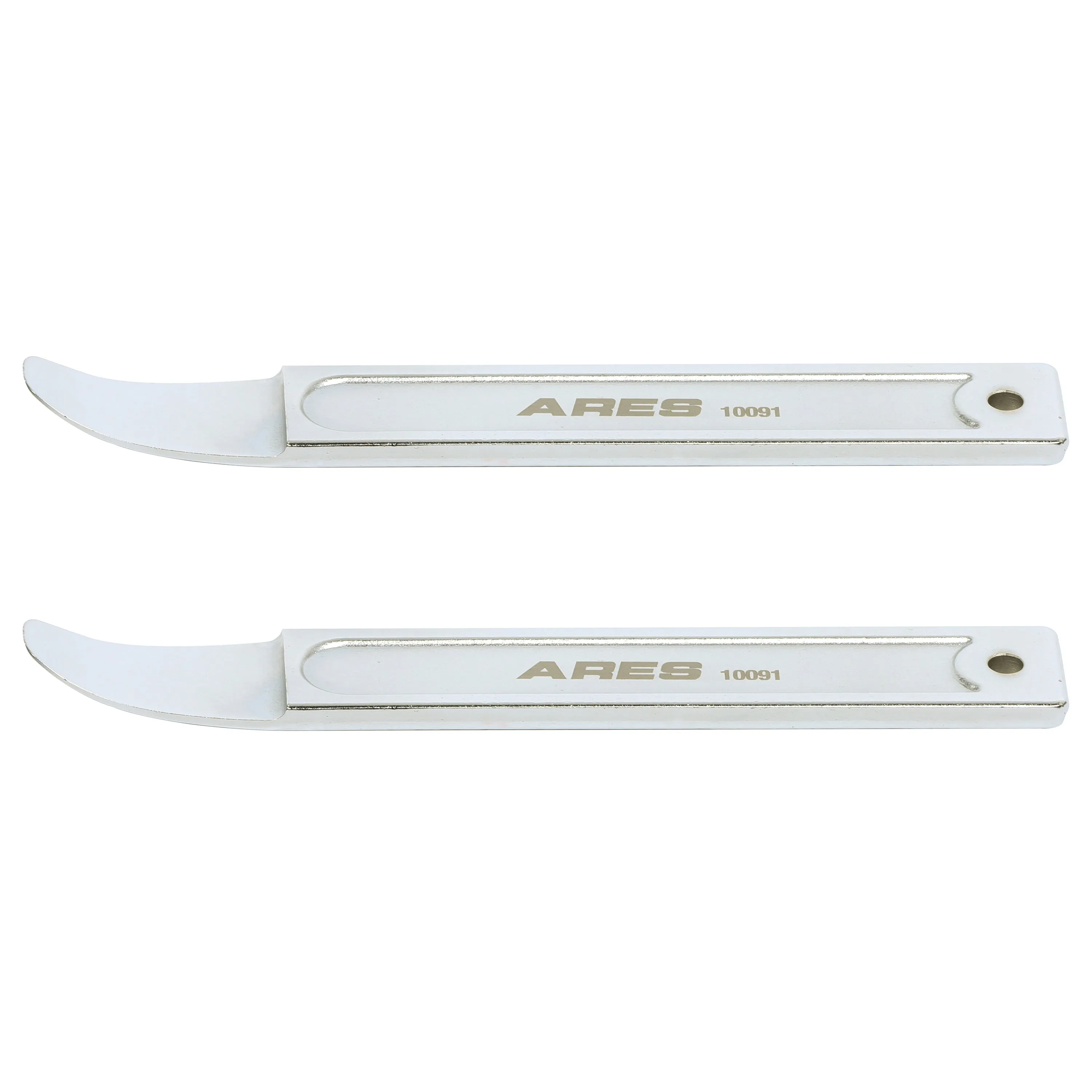 ARES 10092 - 2-Piece Compact Panel / Trim Wedge Metal Prybar Tool Set