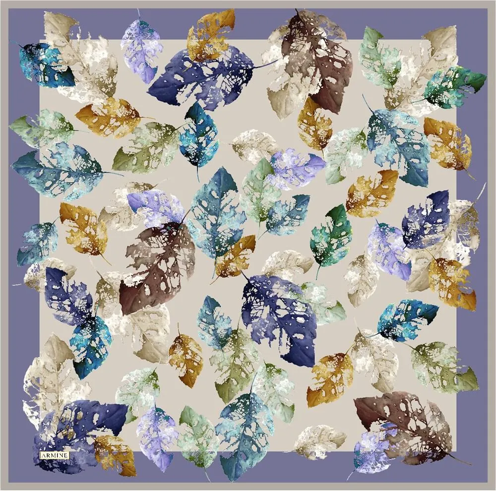 Armine Fann Floral Silk Scarf No. 2