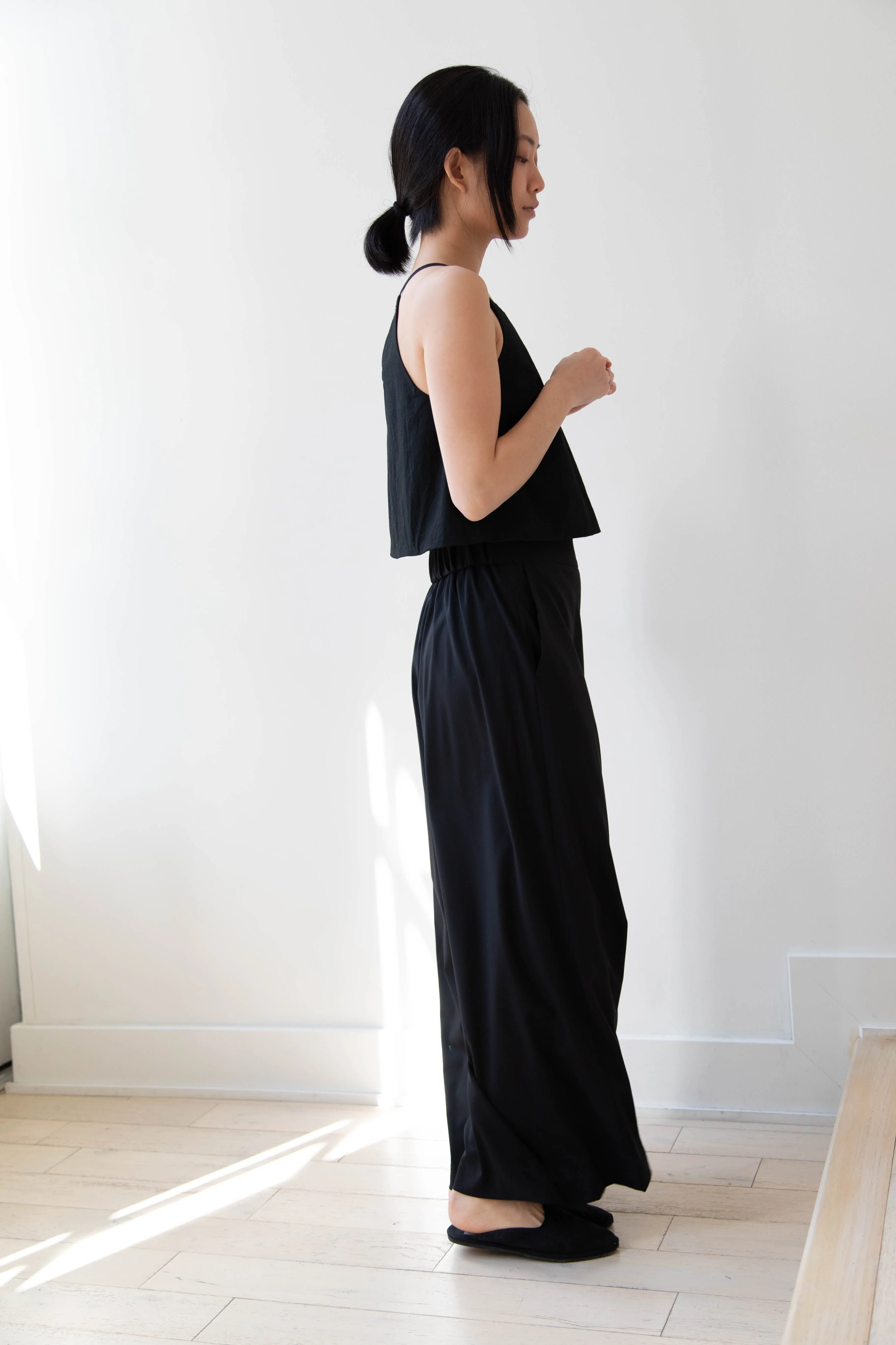 Arts & Science | Back Gum Tuck Culottes in Black