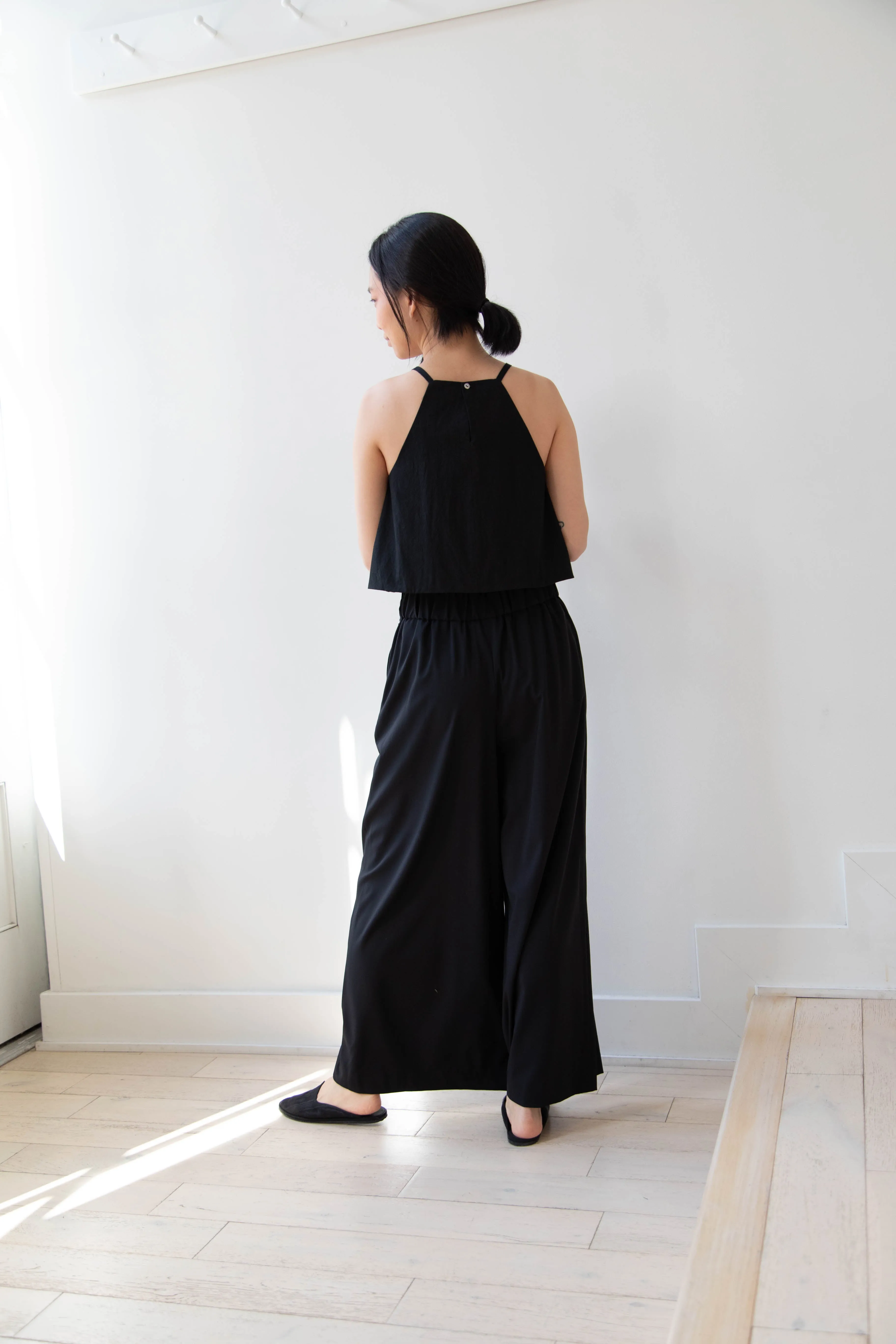 Arts & Science | Back Gum Tuck Culottes in Black