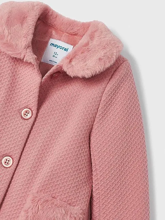 Baby Girls Structured Knit Coat | Mayoral