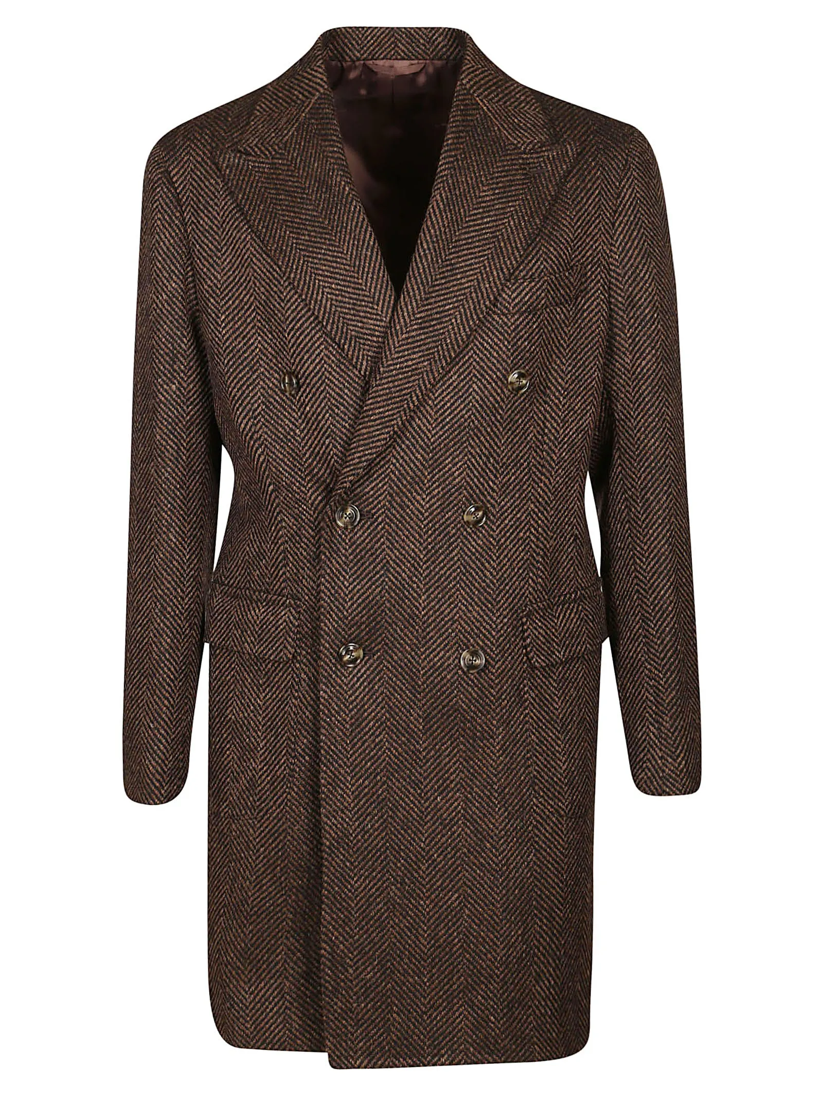 Barba Double-Breasted Coat