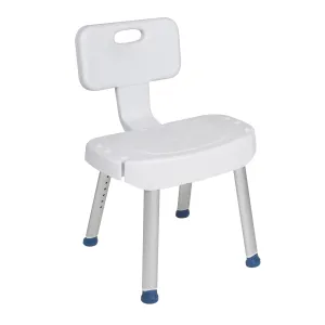 Bathroom Safety Shower Chair with Folding Back