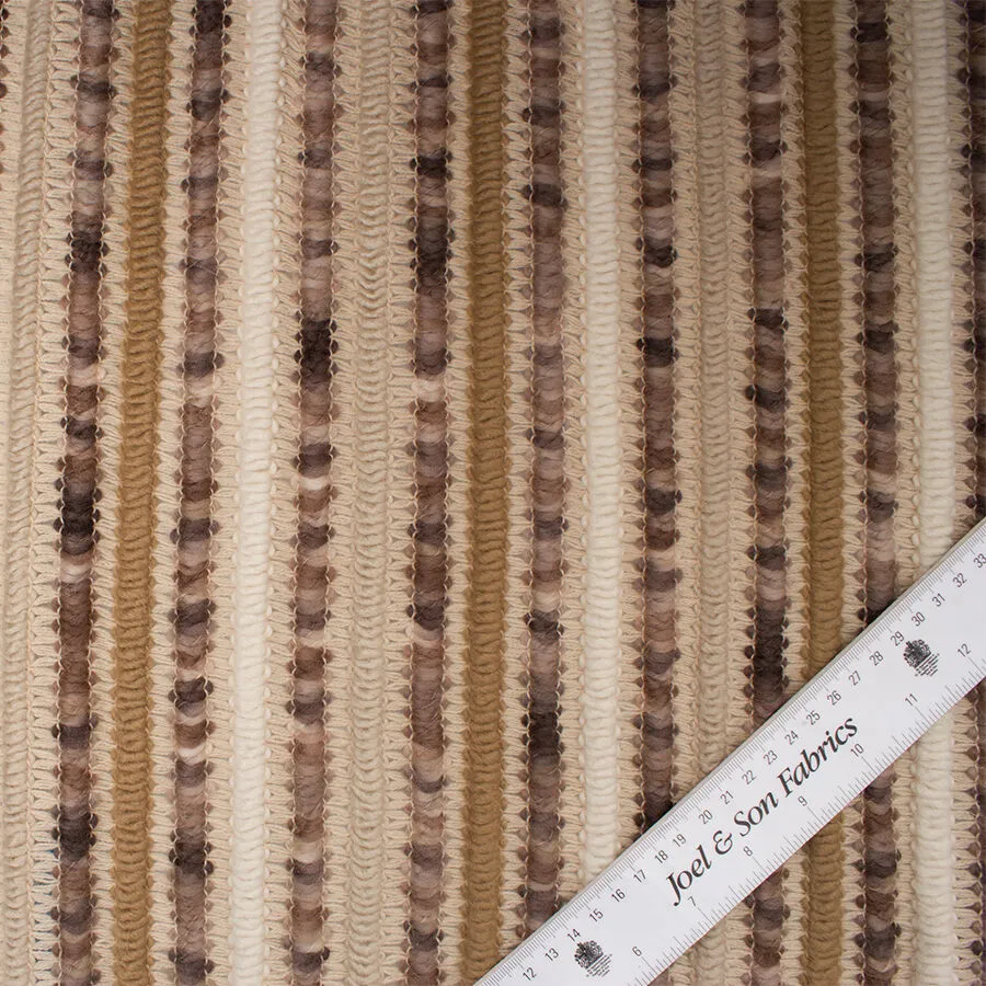 Beige Shaded Wool Blend Knit