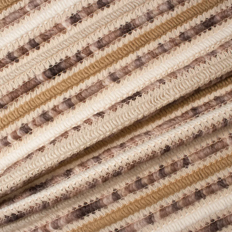 Beige Shaded Wool Blend Knit