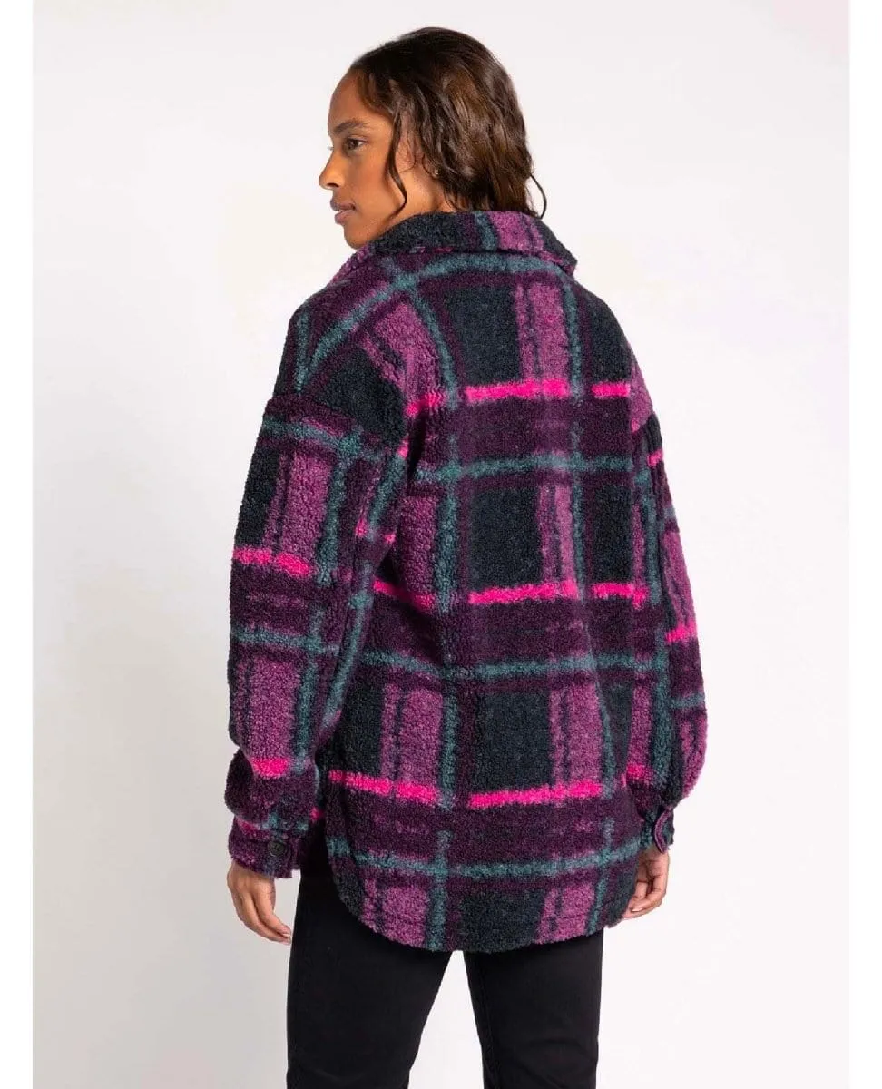 Bennett Plaid Pink Shacket