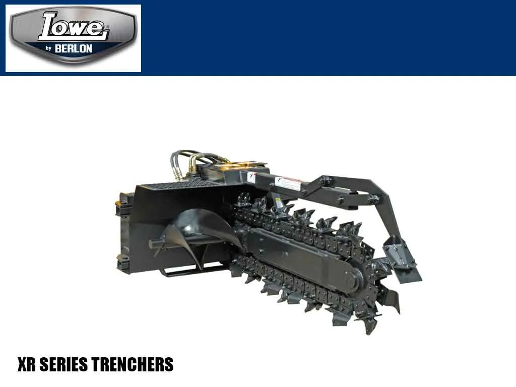 BERLON LOWE XR35 Trencher for skid steer