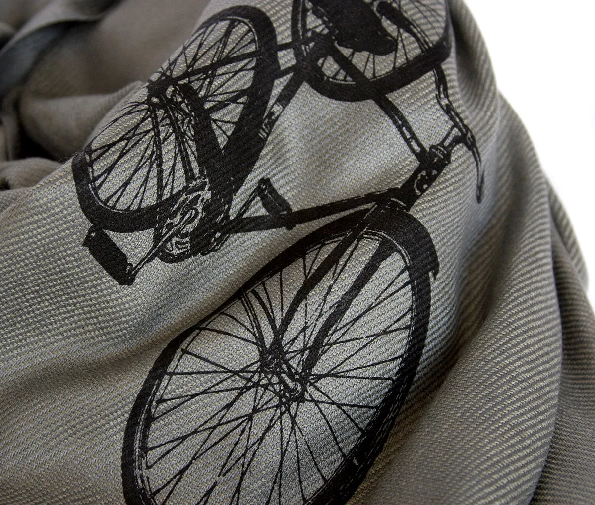 Bicycle Scarf. Triple Cruiser pashmina.