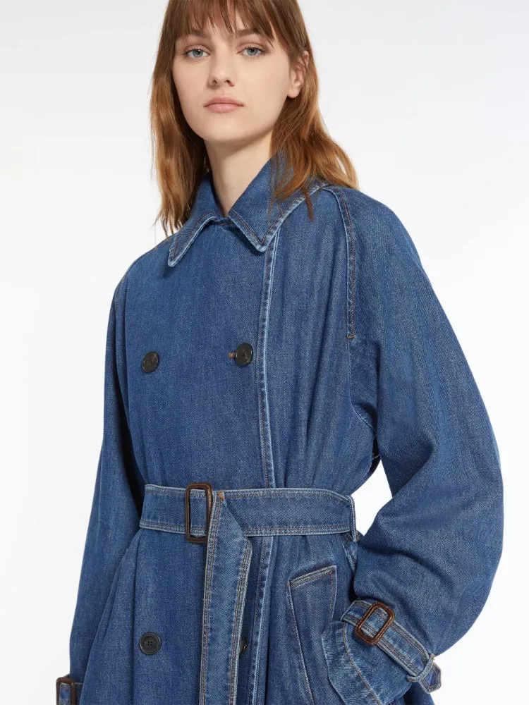 BLASY MIDI LENGTH DENIM COAT