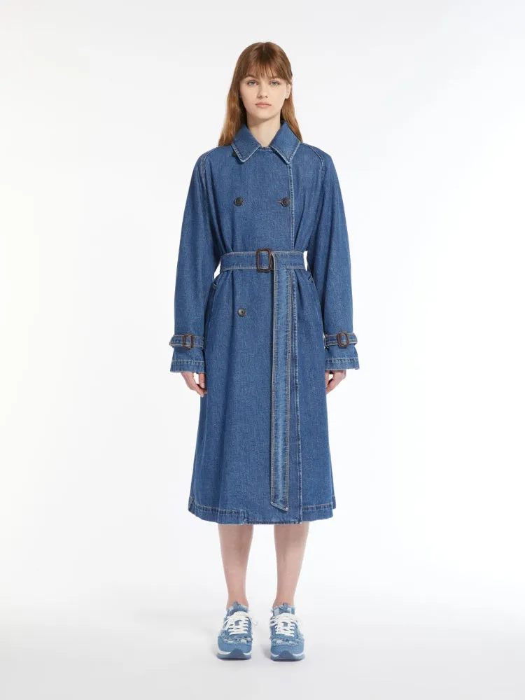 BLASY MIDI LENGTH DENIM COAT