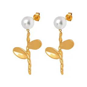 Blooming Pearl Earrings