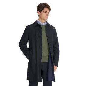 BLUE DOUBLE-FACED COAT