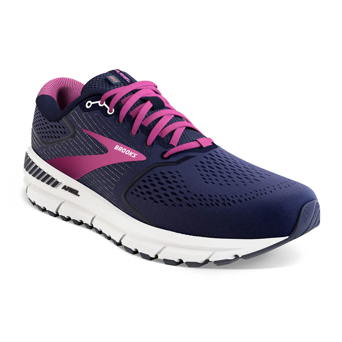 Brooks Ariel 20 Womens | Peacoat/vivid Viola/white