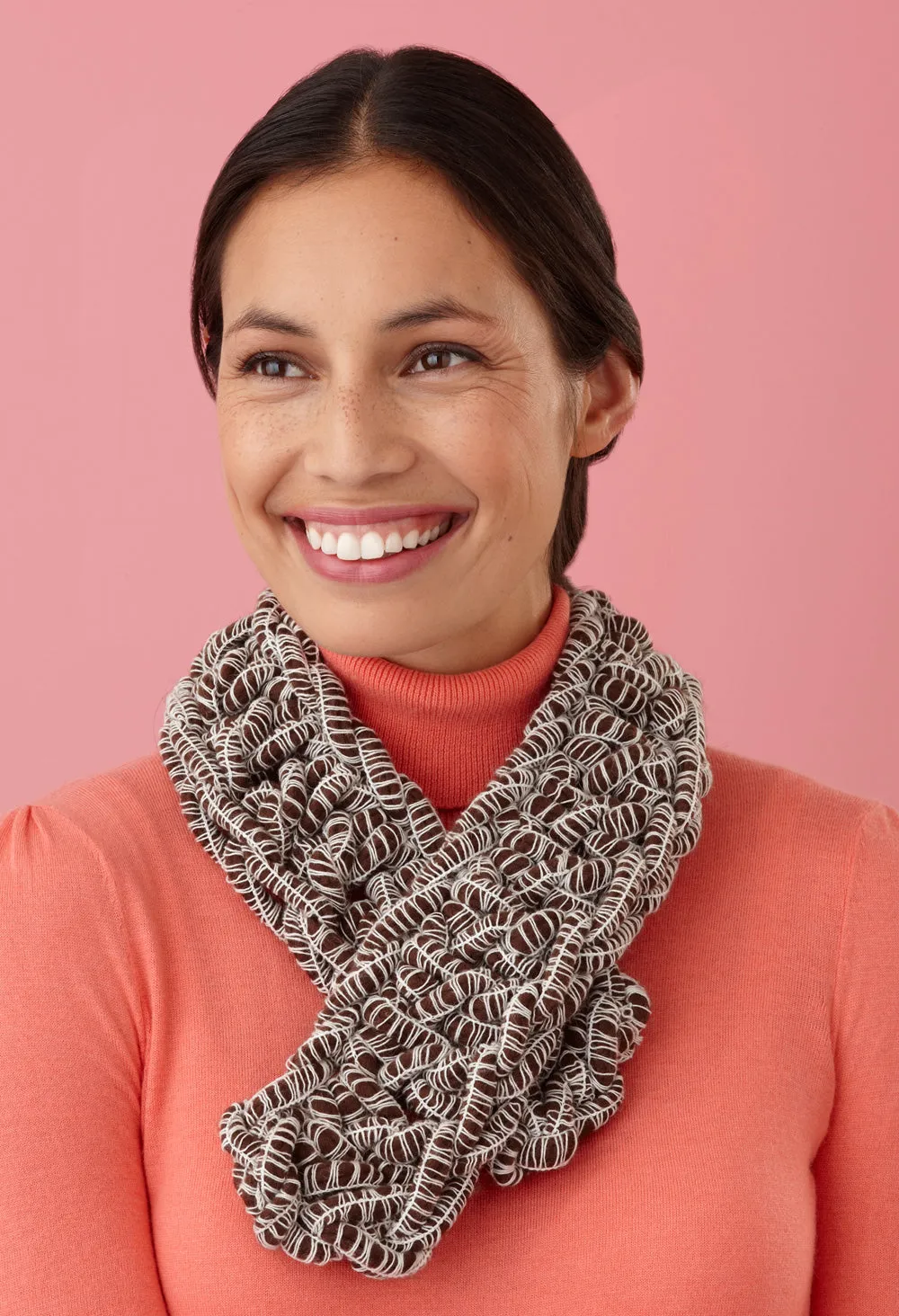 Button Through Scarf (Crochet)