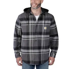 Carhartt Rugged Flex Flannel Fleece Lined Hooded Shacket