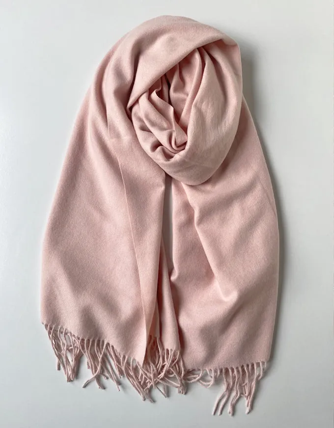 Cashmere Scarf Blush