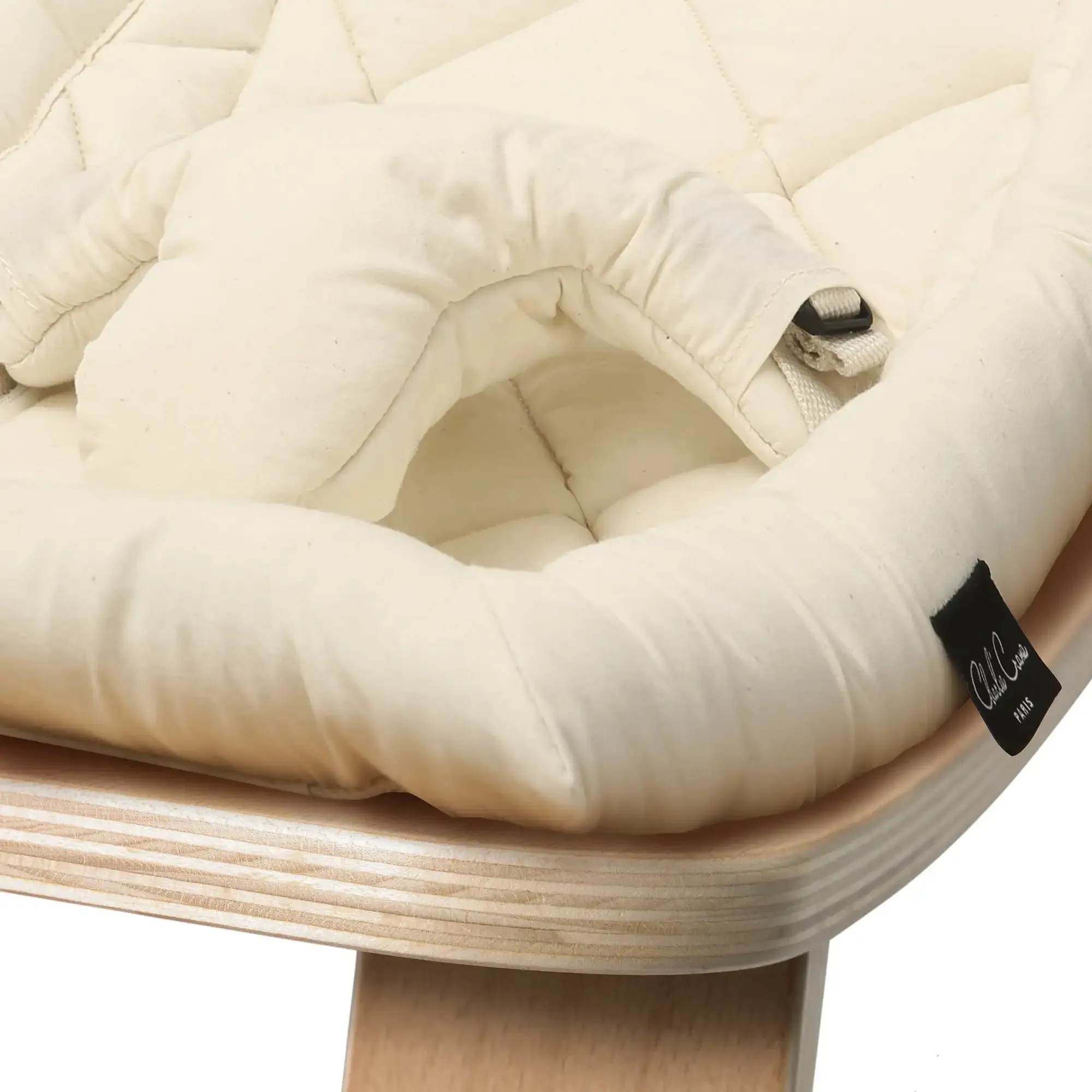 Charlie Crane LEVO Rocker with Organic White cushion