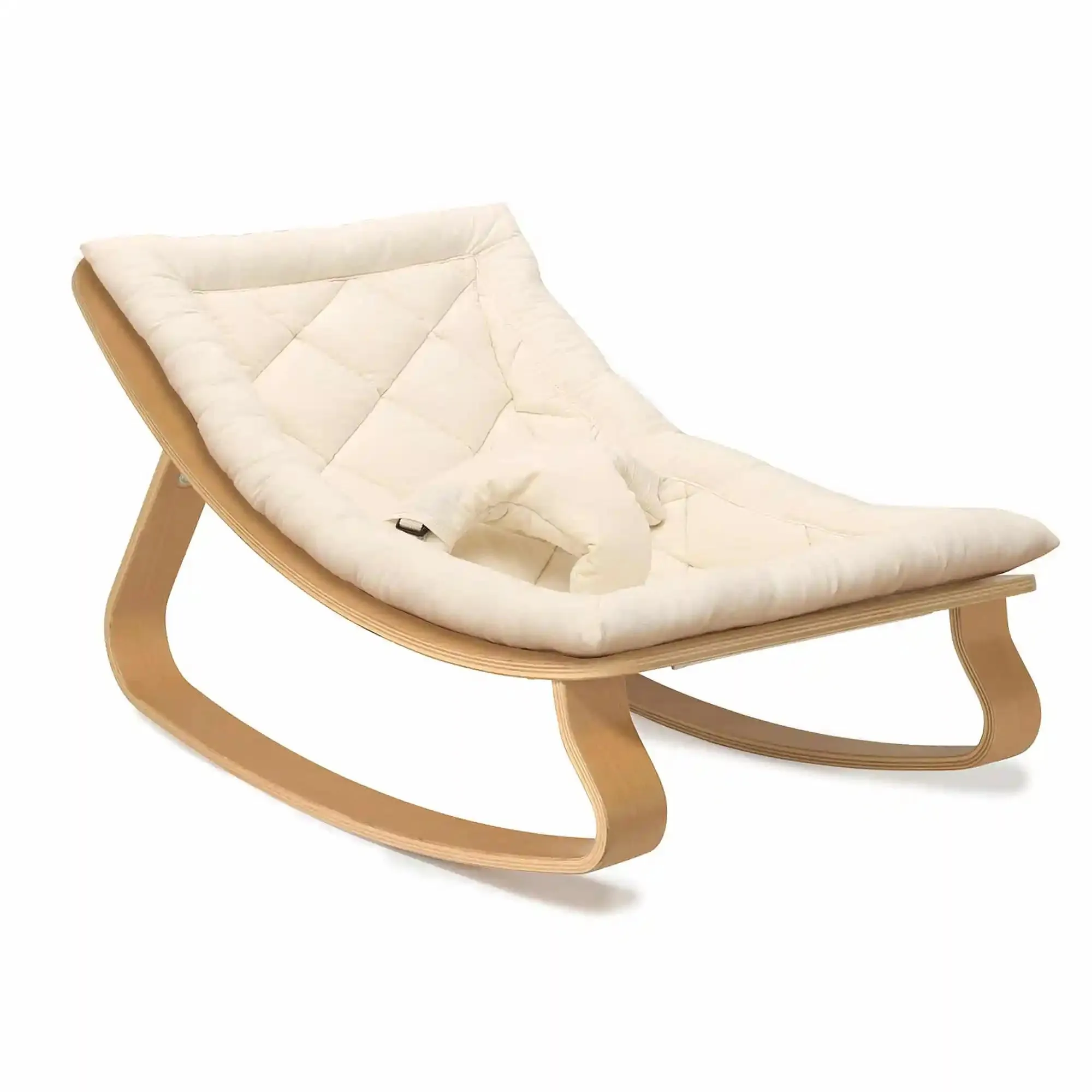 Charlie Crane LEVO Rocker with Organic White cushion