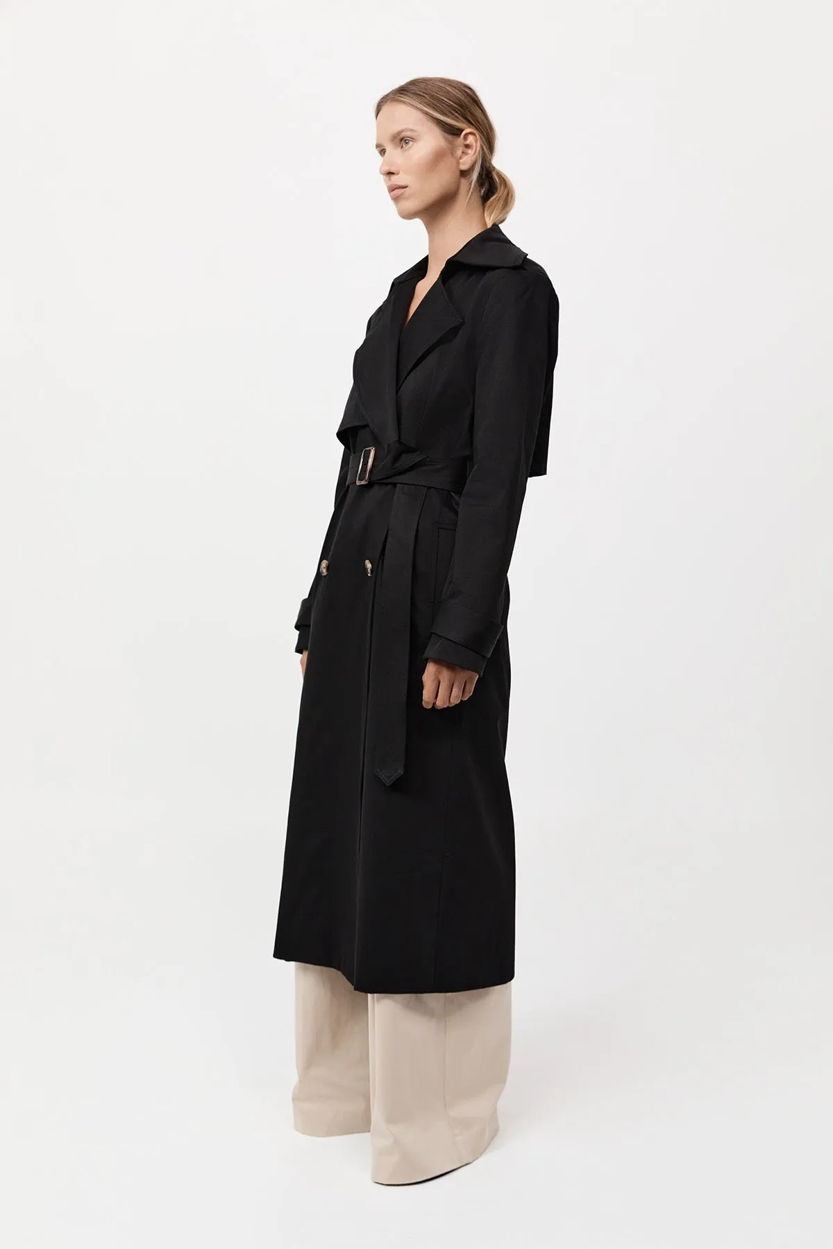 Classic Trench Coat - Black