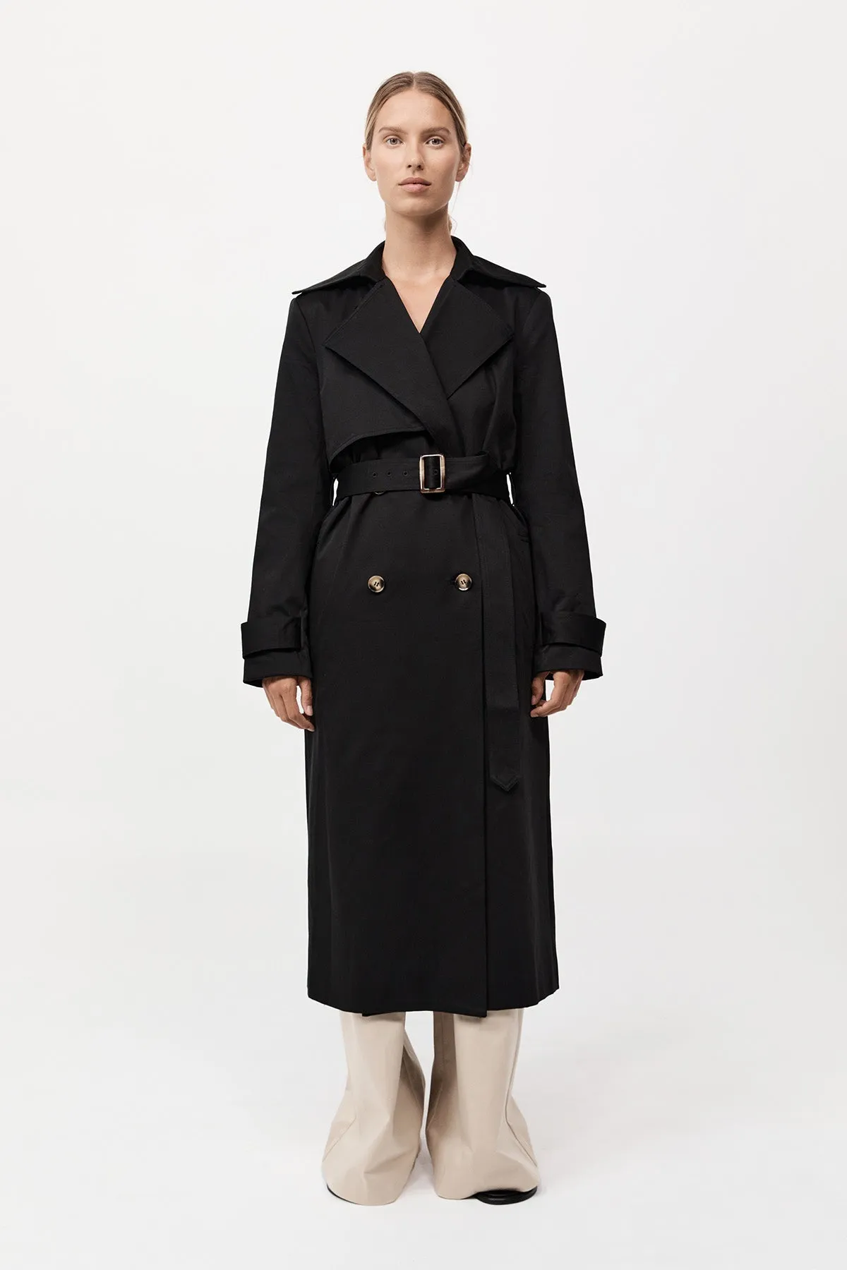 Classic Trench Coat - Black