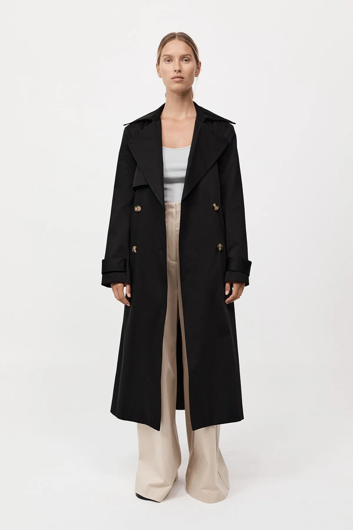 Classic Trench Coat - Black