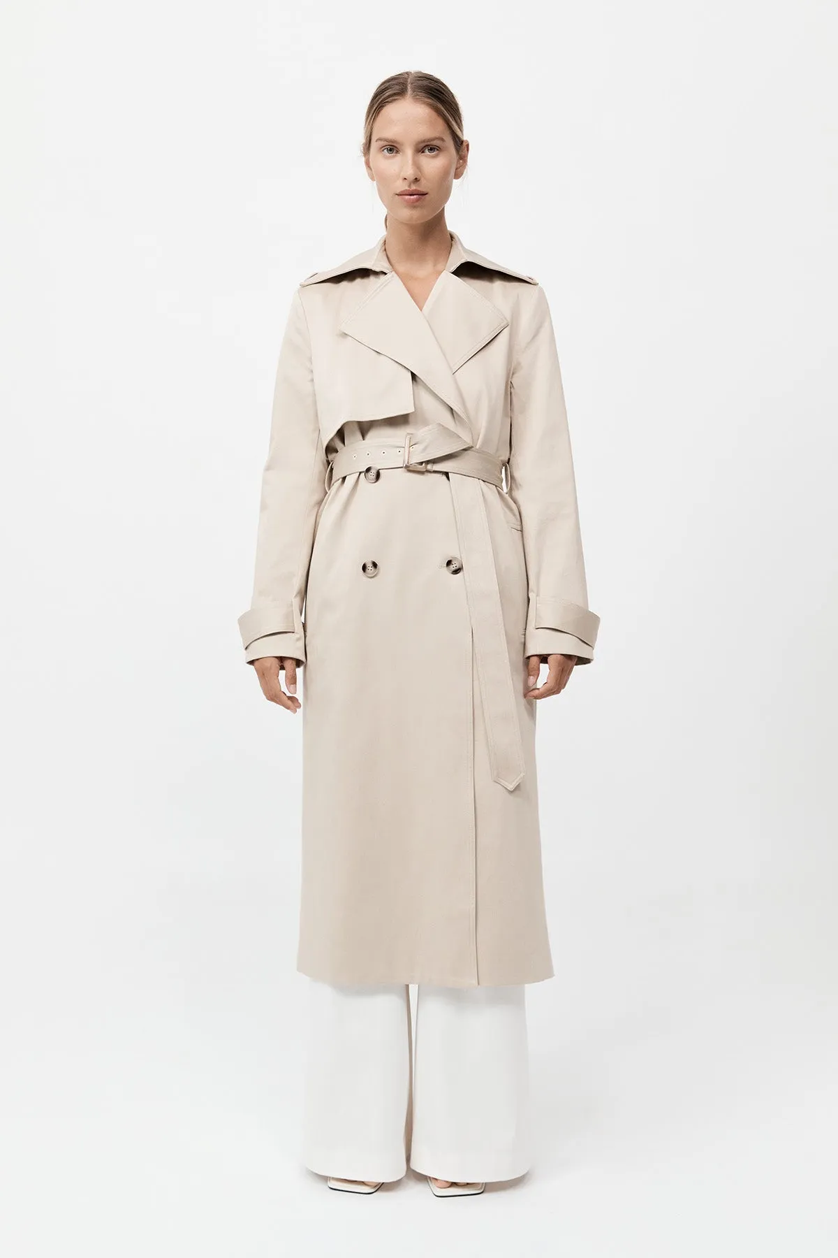 Classic Trench Coat - Champagne