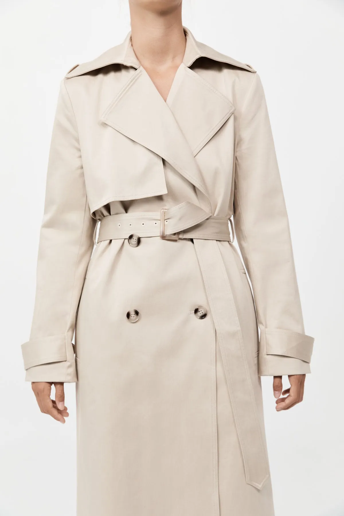 Classic Trench Coat - Champagne