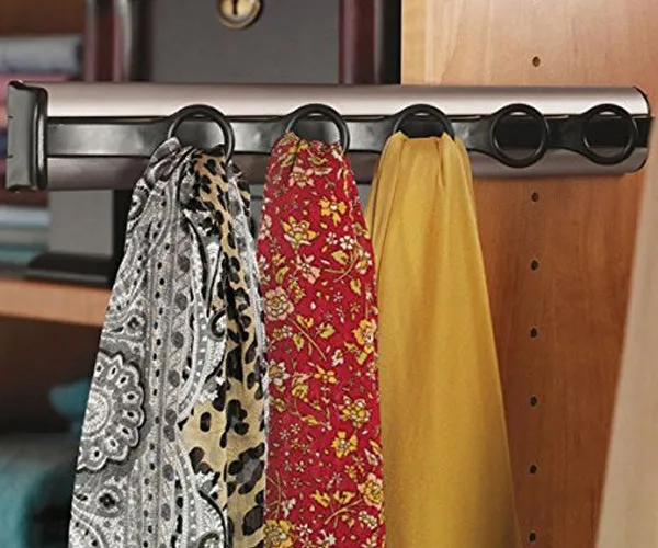 Closet Sliding Scarf Rack