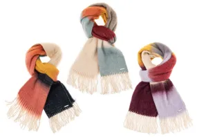 Cosy Colour Blocked Scarf