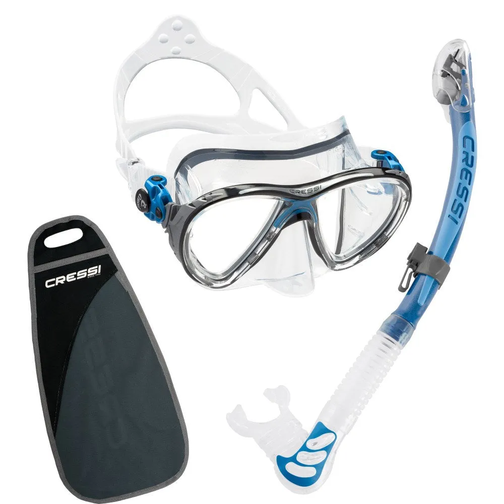 Cressi Big Eyes Evo   Alpha Ultra Dry Mask & Snorkel Set