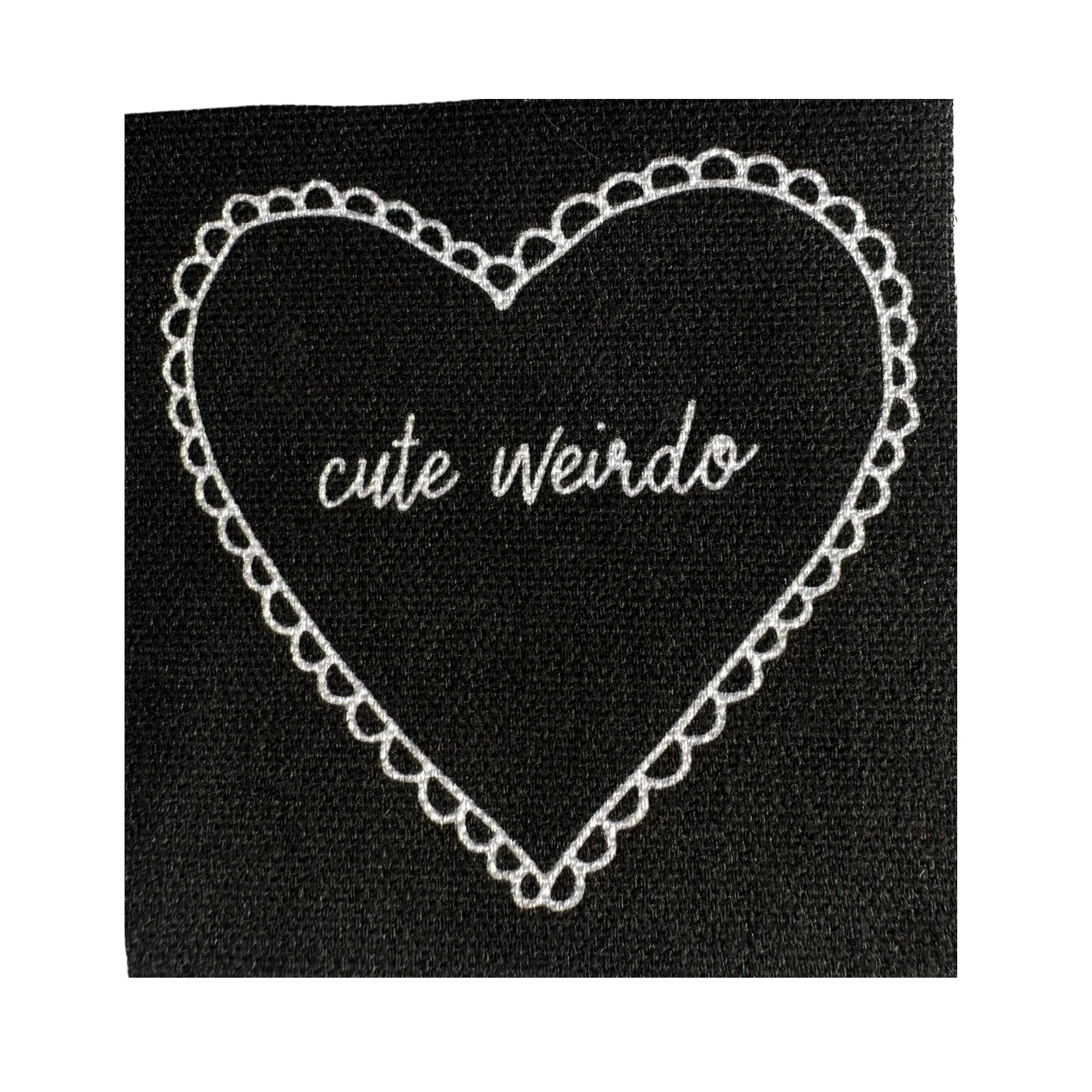 Cute Weirdo Fabric Patch