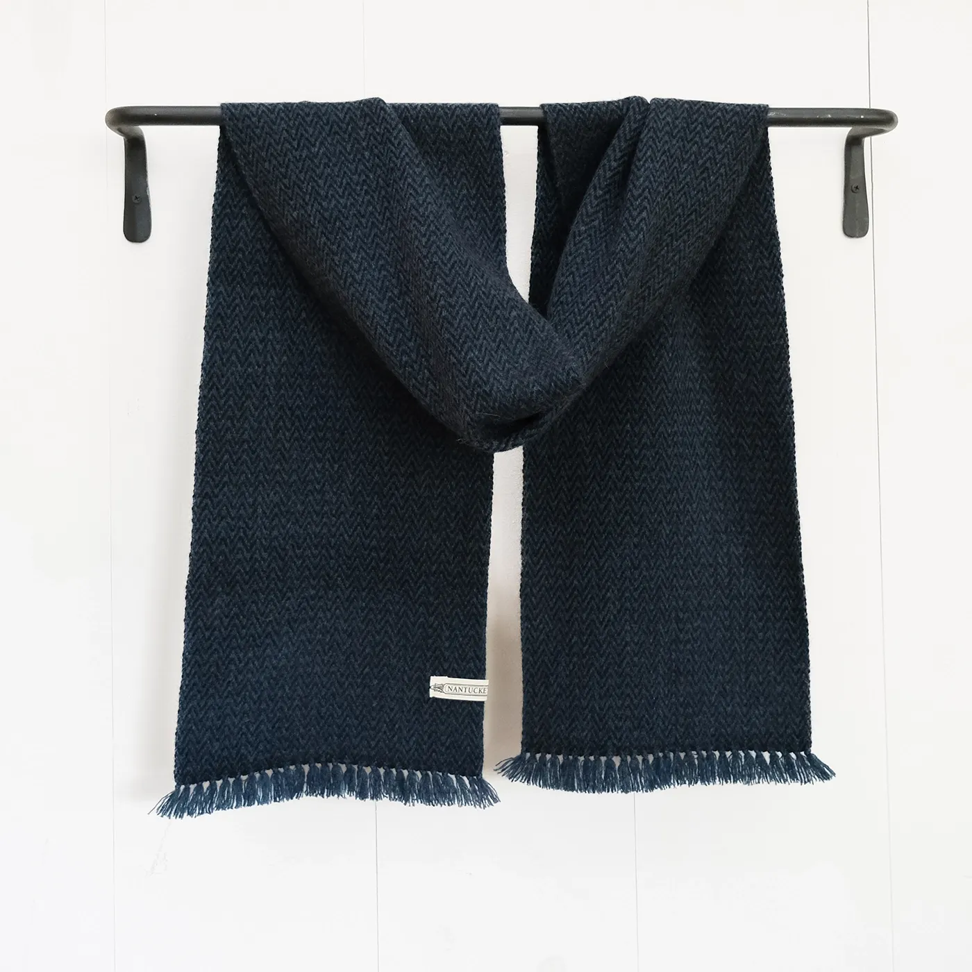 Deep Sea Lagoon Handwoven Cashmere Scarf