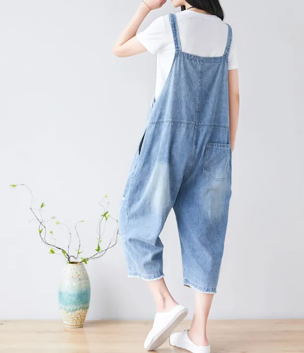 Denim Casual Spring Denim Overall Women Jumpsuits 21