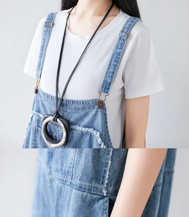 Denim Casual Spring Denim Overall Women Jumpsuits 21