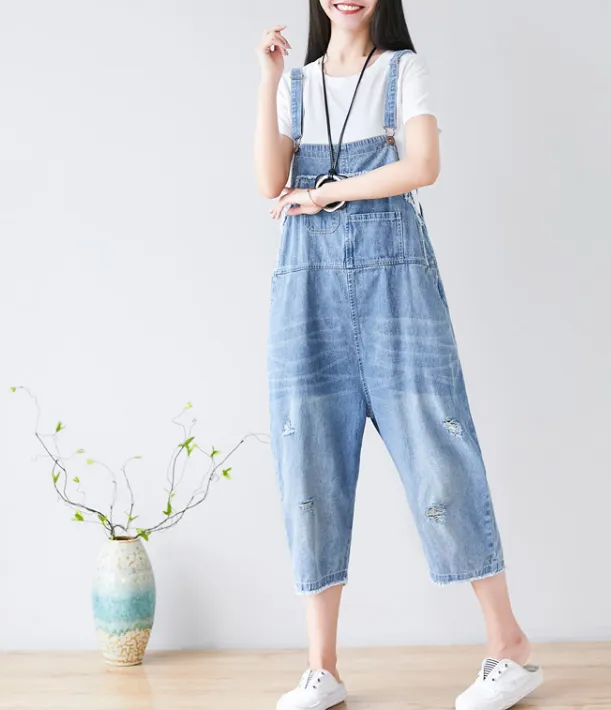 Denim Casual Spring Denim Overall Women Jumpsuits 21