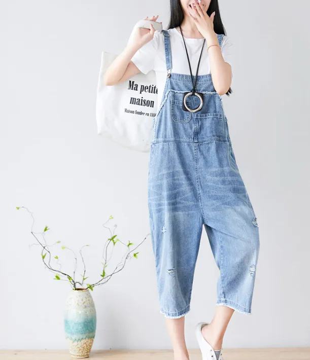 Denim Casual Spring Denim Overall Women Jumpsuits 21