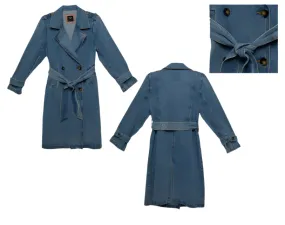 Denim Trench Coat