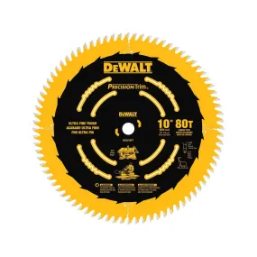 DeWalt DW3218PT 10" 80 Tooth Fine Crosscutting Saw Blade